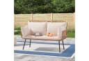 JOIVI Gartensofa Garten Loveseat Rattan Bild 2