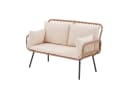 JOIVI Gartensofa Garten Loveseat Rattan Bild 3