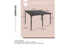 JOIVI Pergola 3x4m Terrassenüberdachung Carport mit Sonnendach Bild 1