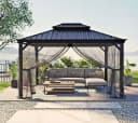 Pavillon SOJAG Messina 10x12 Anthrazit Aluminium Bild 2