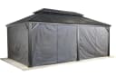 Pavillonseitenteil SOJAG passend zu Messina 12 x 20, dunkelgrau, Polyester Bild 2