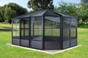 Pavillon SOJAG Charleston 12x12 Anthrazit Aluminium Bild 5