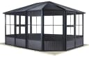 SOJAG Charleston 12x15 Pavillon Anthrazit Aluminium Stahlblech Bild 2
