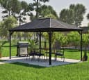 Pavillon SOJAG Ventura Grau 423x260x296 cm Bild 2