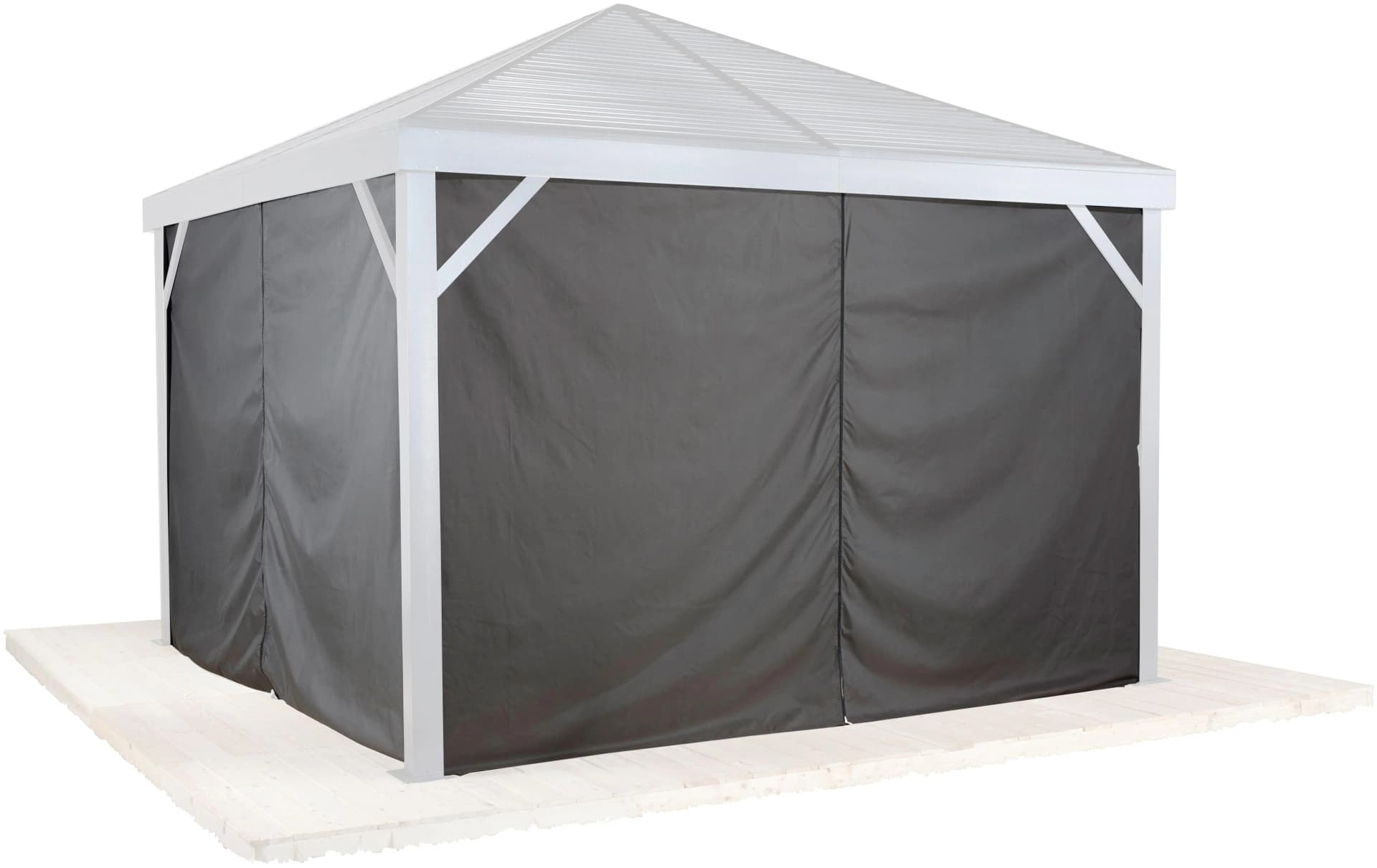 Pavillonseitenteil SOJAG South Beach 12x12 Grau Polyester - Bild 2
