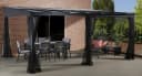 Sojag Anbaupavillon St. Barthelemy Anthrazit Terrassenüberdachung Bild 3