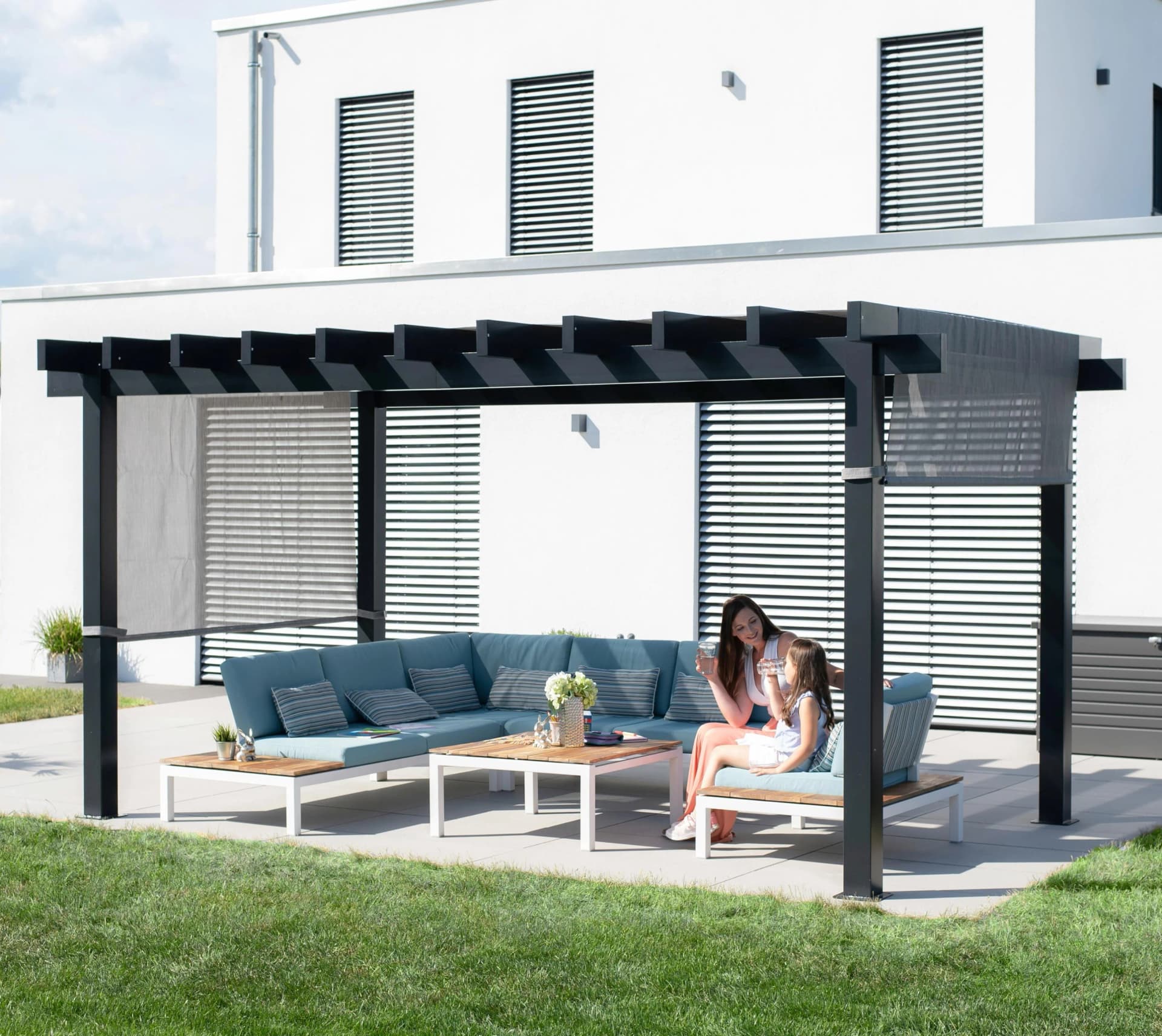 Pavillon SOJAG Yamba 10x16 anthrazit - Bild 2