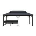 Sojag Pavillon Bondi 1220 Schwarz mit Stahldach Bild 1