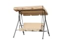 Angel Living Hollywoodschaukel 3-Sitzer Beige Aluminium Bild 2