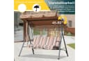 Angel Living Hollywoodschaukel 3-Sitzer Kaki mit Sonnendach Bild 5
