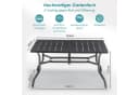 Thanaddo Gartentisch Quadratisch Schwarz Metall Bild 3