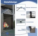 Thanaddo Carport-Geräteraum Partyzelt Metallgestell Pavillon Weiß Bild 3