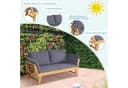 COSTWAY Gartenbank 4-in-1 XXL mit Liegefunktion Bild 3