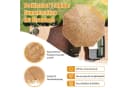 COSTWAY Sonnenschirm Marktschirm Tiki-Stil mit Druckknopf Bild 3