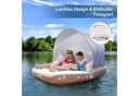 COSTWAY Badeinsel mit Überdachung UV-Schutz für 2 Personen Bild 5