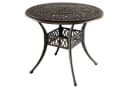COSTWAY Bistrotisch Gartentisch rund Antikbraun Aluminiumguss Bild 2
