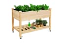 KOMFOTTEU Hochbeet Gartenbeet mit Rollen Bild 2