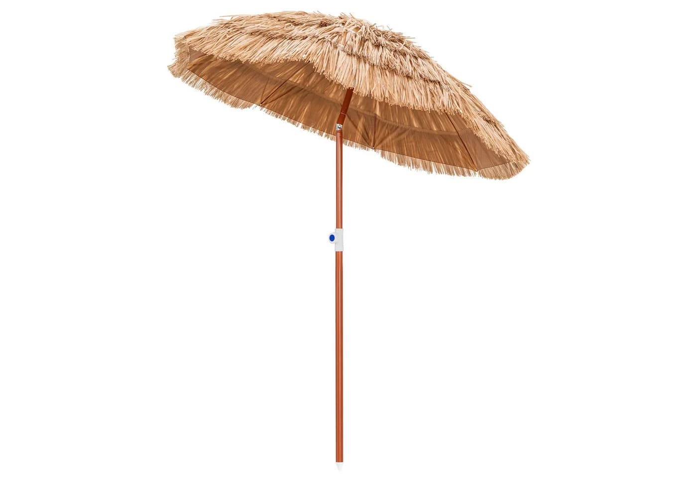 KOMFOTTEU Sonnenschirm Hawaii Strandschirm mit Neigungsfunktion & verstellbarer Höhe - Bild 2