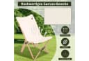 Klappstuhl aus Bambus und Canvas für Garten und Outdoor Bild 4
