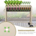 KOMFOTTEU Hochbeet Gartenbeet mit Rollen und Drainageloch Bild 4