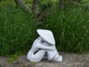 gartendekoparadies.de Gartenfigur Statue Chinesischer Bauer Steinfigur Bild 4