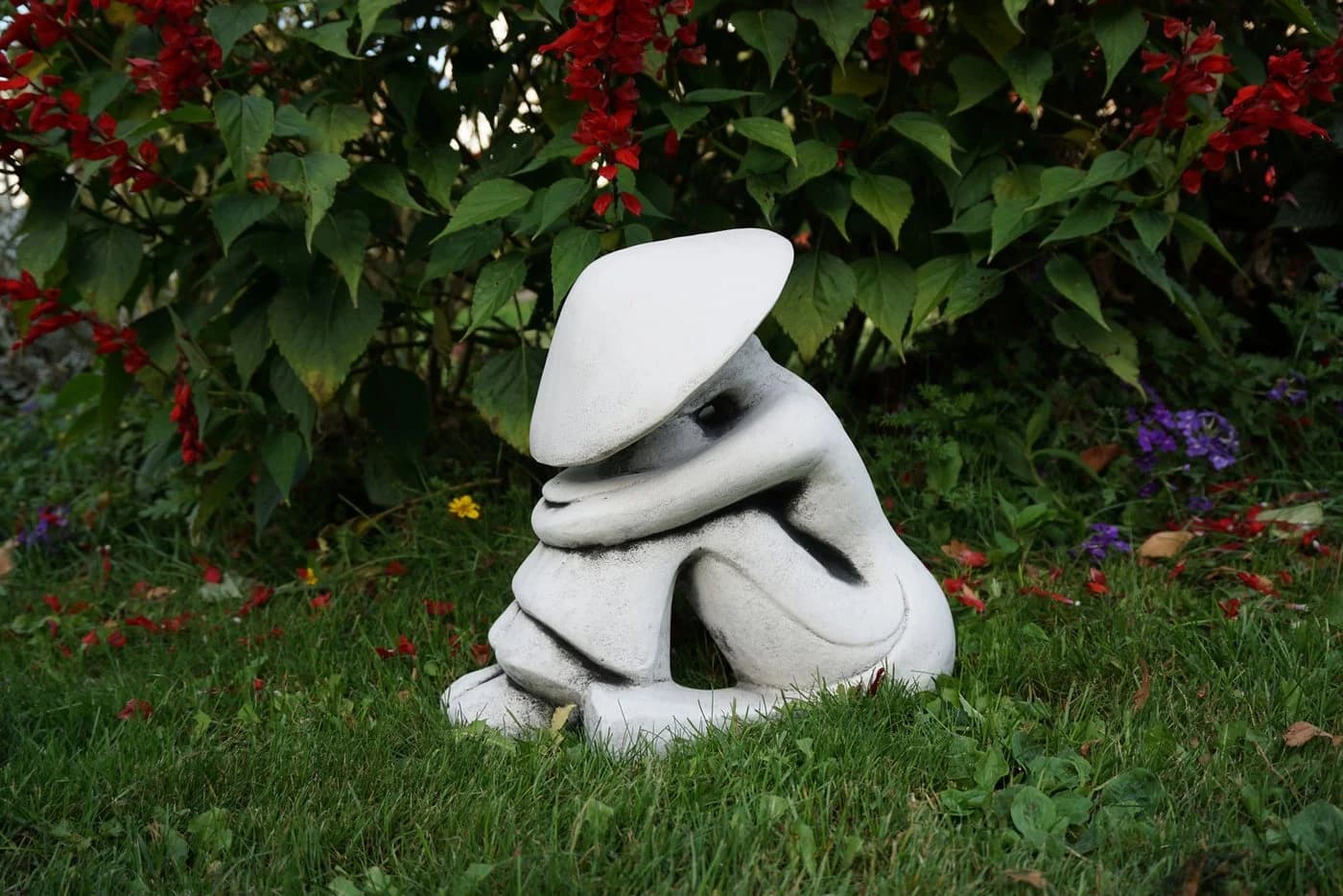 gartendekoparadies.de Gartenfigur Statue Chinesischer Bauer Steinfigur - Bild 5