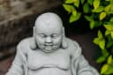 gartendekoparadies.de Gartenfigur Lachender Buddha Mönch Steinfigur Bild 3