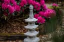 gartendekoparadies.de Japanische Steinpagode Grau Frostsicher Bild 5