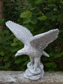 gartendekoparadies.de Gartenfigur Adler grau Stein Bild 5