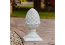 gartendekoparadies.de Gartenfigur Pinienzapfen Steinfigur Grau Bild 2