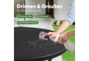Sekey Garten-Essgruppe 5-teilig Klappbar Schwarz Polyrattan Bild 5