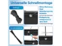 Sekey Balkonsichtschutz PES 300 x 75 cm Schwarz Bild 4