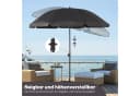 Sekey Sonnenschirm Ø180 cm Balkon UV-Schutz 50+ Bild 3