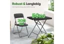 Sekey Balkonset 3-tlg. Polyrattan Schwarz Bild 1