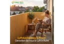 Sekey Sichtschutzmatte Balkon Wetterfest UV-beständig Natur-Optik Bild 1