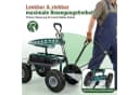 Sekey Kniebank Rollsitz Garten 360° drehbar Schwarz/Grün Bild 1
