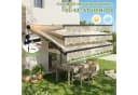 Sekey Gelenkarmmarkise Beige Aluminium Handkurbel Bild 1