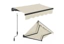 Sekey Gelenkarmmarkise Beige Aluminium Handkurbel Bild 2