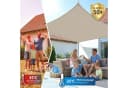 SUNULA Sonnensegel Rechteckig Beige 2x3 m UV-Schutz Bild 4
