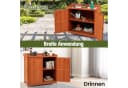 COSTWAY Geräteschrank mit Rollen Bild 1