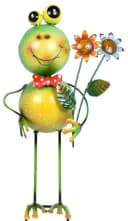 Denk Gartenstecker Frosch Franz Grün Bunt Bild 2