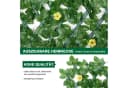 HEYHIPPO Kunsthecken-Sichtschutz Erweiterbar mit Gelben Rosen Bild 4