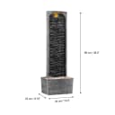 Teamson Home Gartenbrunnen LED Polyresin 98 cm Bild 5