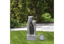 Teamson Home Gartenbrunnen Solarbrunnen 3 Ebenen Polyresin Grau 76 cm Bild 3