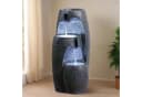 Teamson Home 3-stufiger Gartenbrunnen mit LED Schwarz Polyresin Bild 5