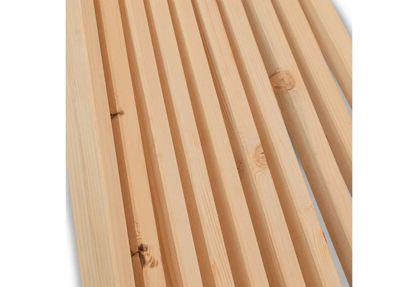 STILTREU Gartenliege Strand-/Gartensessel aus Fichtenholz klappbar - Bild 3