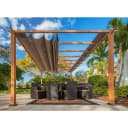 Paragon Aluminium Pergola Florenz Moderner Gartenpavillon mit Sonnensegel Bild 1