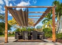 Paragon Aluminium Pergola Florenz Moderner Gartenpavillon mit Sonnensegel Bild 2