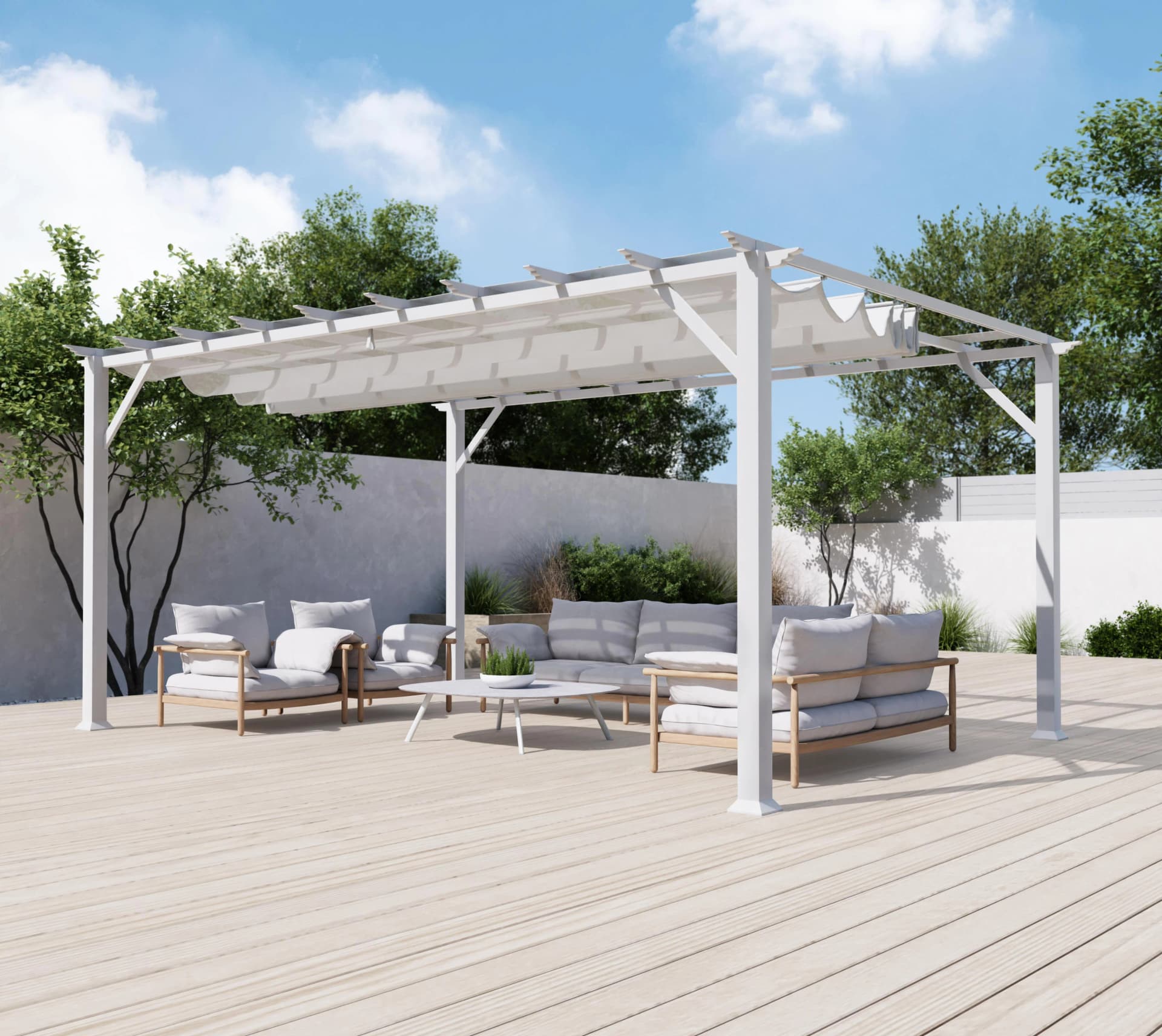 Paragon Aluminium Pergola Florenz Modernes Gartenhaus - Bild 2