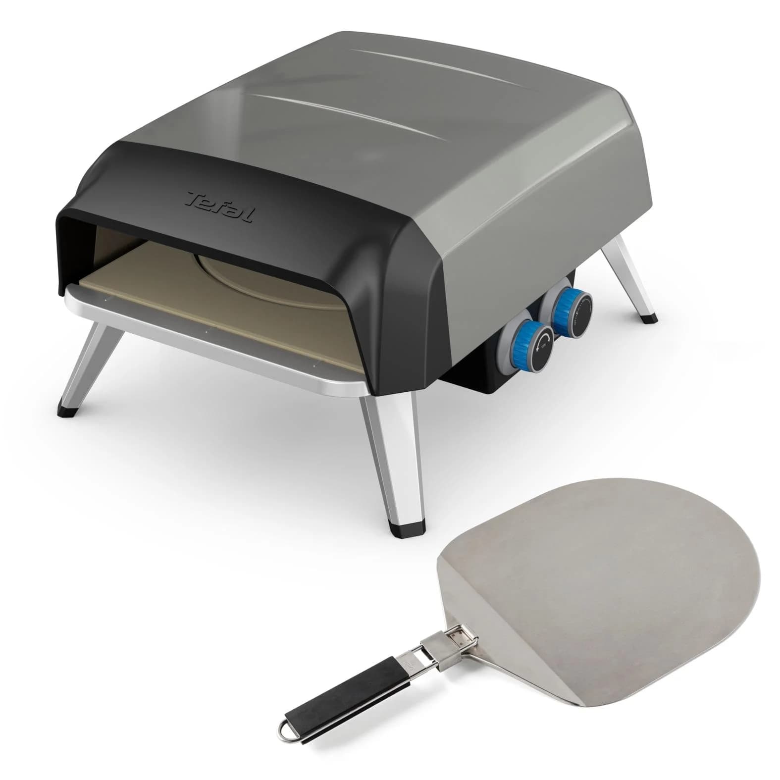 TEFAL Pizzaofen Pizza Pronto Gas-Pizzaofen 400 °C inkl. Pizzaschaufel